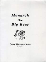 Monarch the Big Bear クマ王モナーク洋書