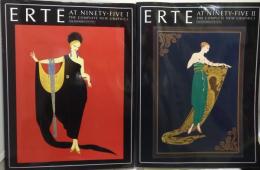 Erté at ninety-five the complete new graphics 1&2 全2冊揃 エルテ画集