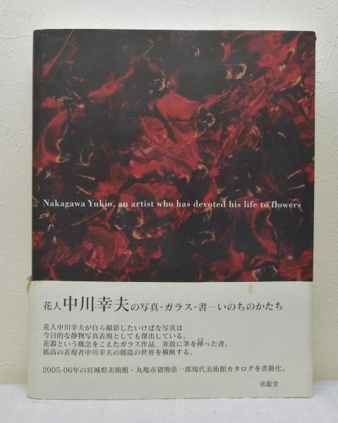 美品 花人中川幸夫の写真・ガラス・書 : いのちのかたち 初版 帯付き
