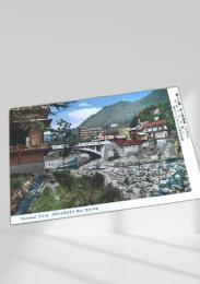 National Park Jozankei Hot Spring（温泉街と橋）