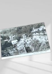 定山渓 温泉街眺望