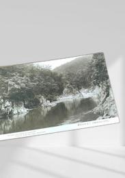 （絵葉書）定山渓 二見岩