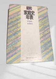 昭和家庭史年表 1926-1989