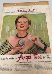 スクラップ資料（台紙貼り）  化粧品広告風／女性・男性／Angel’s Face