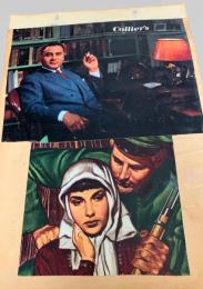 スクラップ資料（台紙貼り）  週刊総合雑誌風・男性・Collier’s