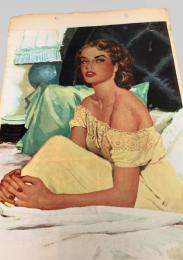 スクラップ資料（台紙貼り）  広告ポスター風・男性・女性