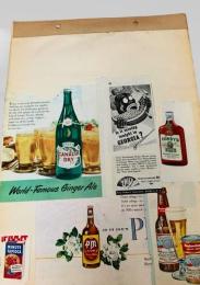 Canada Dry & Assorted Ads Collage
