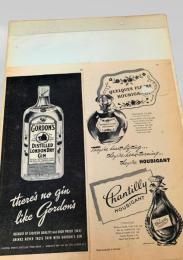 Gordon's Gin & Houbigant Advertisement
