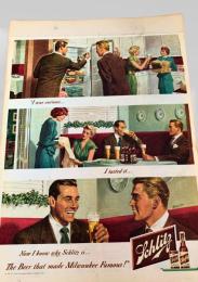 Schlitz Beer Advertisement