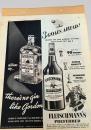Gordon’s Gin & Fleischmann’s Whiskey Advertisement