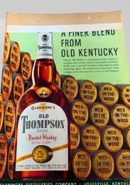 Old Thompson Whiskey Advertisement（Finer Blend）