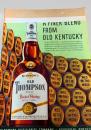 Old Thompson Whiskey Advertisement（Finer Blend）