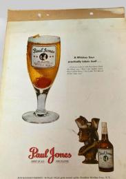 Paul Jones Whiskey Advertisement