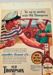 Old Thompson Whiskey Advertisement