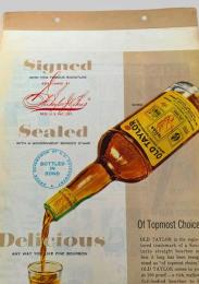 Old Taylor Bourbon Advertisement