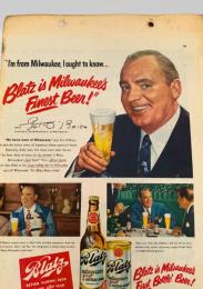 Blatz Beer Advertisement（雑誌広告）