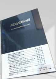 文法と意味の間