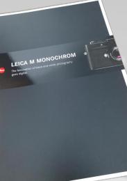 LEICA M MONOCHROM カタログ