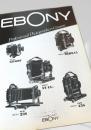 EBONY Professional Photographer's Camera カタログ