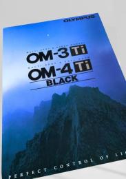 OLYMPUS OM 3Ti   OM 4Ti BLACK カタログ