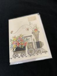 花列車デザインカード（タイトル不明）