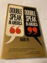 Double Speak in America 米国の二重語法