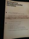 Initiative Demokratische Christen Arbeits und Diskussionspapier 民主的キリスト教徒運動の作業討議文書
