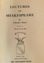 Lectures on Shakespeare（シェイクスピア講義）