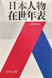 日本人物在世年表