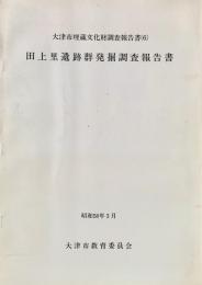 田上里遺跡群発掘調査報告書　大津市埋蔵文化財調査報告書(6)