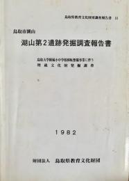 鳥取市湖山　湖山第２遺跡発掘調査報告書