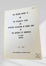 The Interim Report III on The Feasibility Study on Effective Utilization of Banko Coal in The Republic of Indonesia (FY 1986) Summary