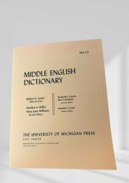 MIDDLE ENGLISH DICTIONARY Part T.8