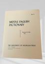 MIDDLE ENGLISH DICTIONARY　Part P.1