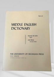 MIDDLE ENGLISH DICTIONARY　Part L.6