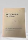MIDDLE ENGLISH DICTIONARY　Part N.1