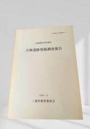天神遺跡発掘調査報告