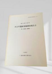 天王平遺跡発掘調査報告 II