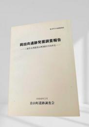 岡田向遺跡発掘調査報告