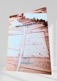 近畿自動車道（久居～勢和間）埋蔵文化財発掘調査概要 I