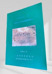 一般国道1号 亀山バイパス 埋蔵文化財発掘調査概要 VI