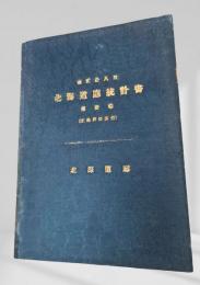 北海道廳統計書 第壹巻（土地戸口其他） 第弐拾八回（大正5年）