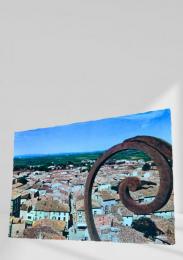 絵葉書：マルセイヤン（Marseillan）の町並みと休暇メッセージ