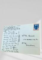フランス　絵葉書 ANDERNOS SON PORT　仏アンダルノス港 写真付 直筆メッセージあり