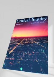 クリティカル・インクワイアリー Vol.19 No.3 (Critical Inquiry Vol. 19 No. 3)