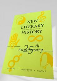 New Literary History Vol. 25, No. 3　ニュー・リテラリー・ヒストリー