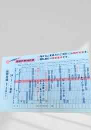 国鉄函館本線時刻表（昭和54年7月1日現在）