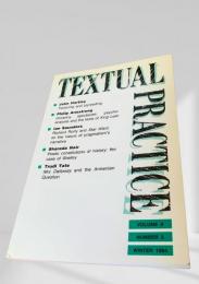 Textual Practice Volume 8 Number 3 Winter 1994 第8巻 第3号 1994年冬号