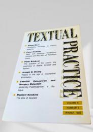 Textual Practice Vol.6 No.3　テクスチュアル・プラクティス 第6巻第3号