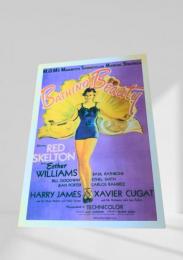 映画ポスター風ポストカード『Bathing Beauty』
